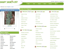 Tablet Screenshot of maryjaneslist.com